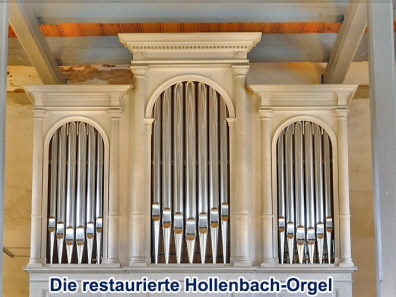 Die Hollenbach-Orgel  -  seit Pfingsten 2015 wieder bespielbar!