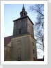 Propper und unverwüstlich - der Kirchturm von Hardenbeck