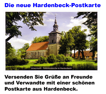Die Hardenbeck-Postkarte - ein echter Hingucker!